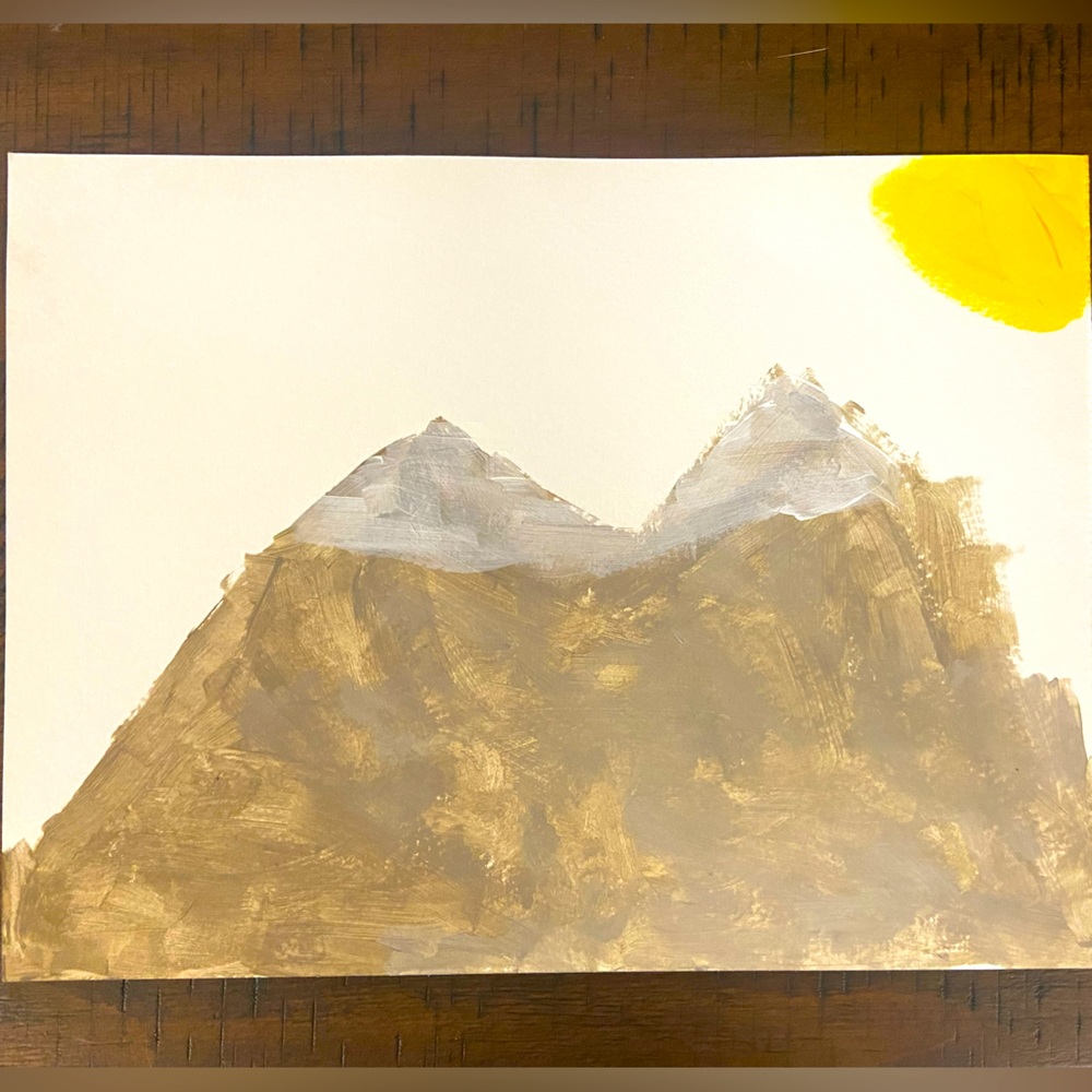9”X12” +- “Micheal’s Mountain View Painting